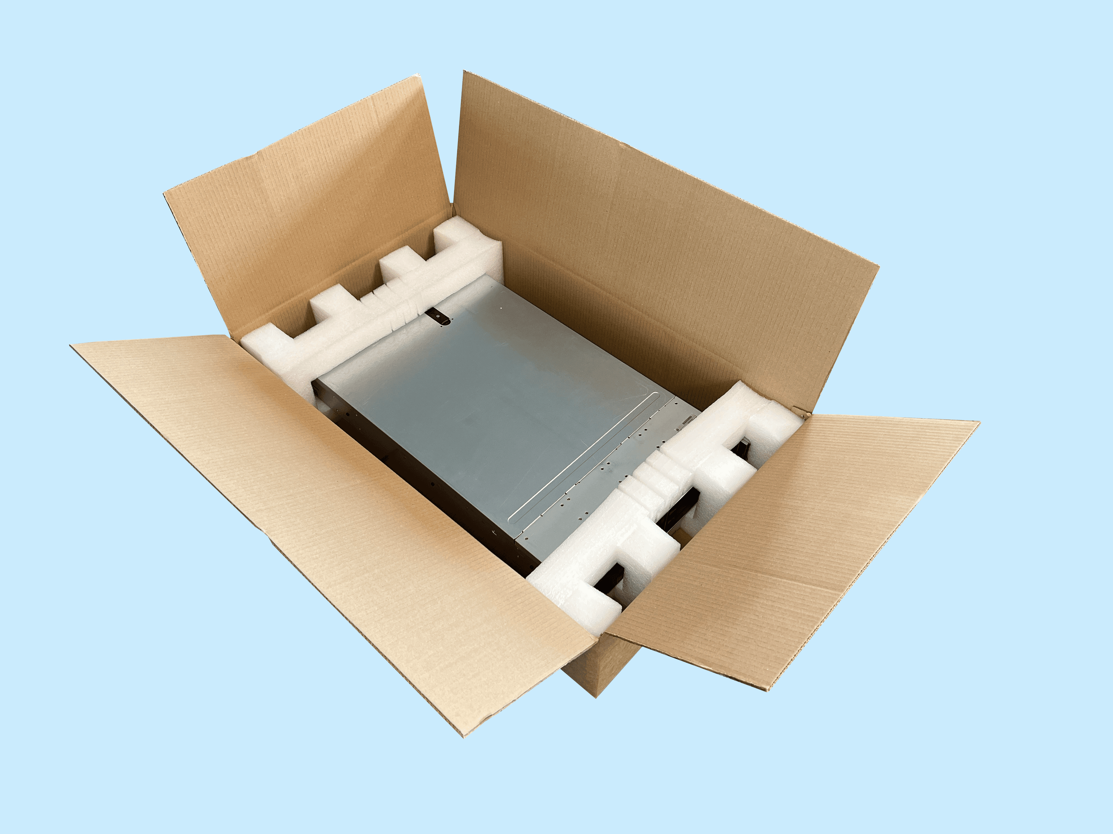 Universal Packaging Solution for 1U & 2U Server Units